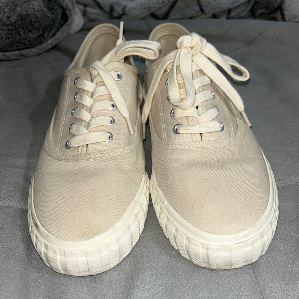 Beige shoes